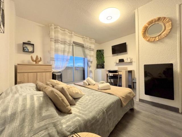 Studio Cosy A Deux Pas De La Mer 2Lamp36 Le Barcarès Zewnętrze zdjęcie